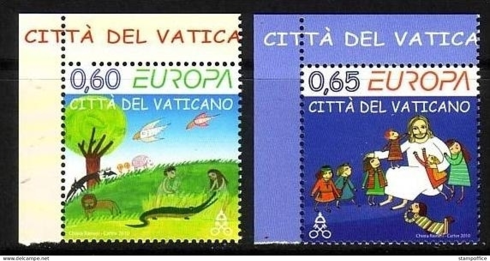 VATIKAN MI-NR. 1669-1670 POSTFRISCH(MINT) EUROPA 2010 KINDERBÜCHER - 2010