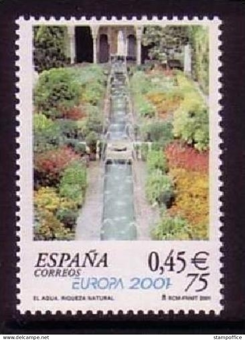SPANIEN MI-NR. 3629 POSTFRISCH(MINT) EUROPA 2001 WASSER - 2001