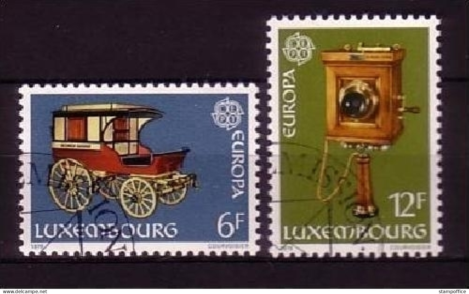 LUXEMBURG MI-NR. 987-988 GESTEMPELT(USED) EUROPA 1979 POST- Und FERNMELDEWESEN KUTSCHE - 1979