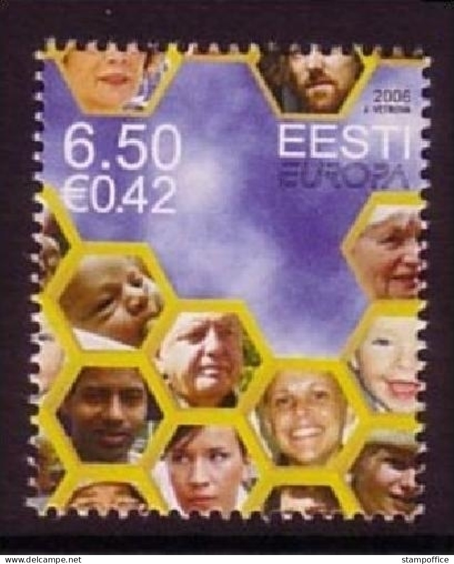 ESTLAND MI-NR. 555 POSTFRISCH(MINT) EUROPA 2006 INTEGRATION - 2006