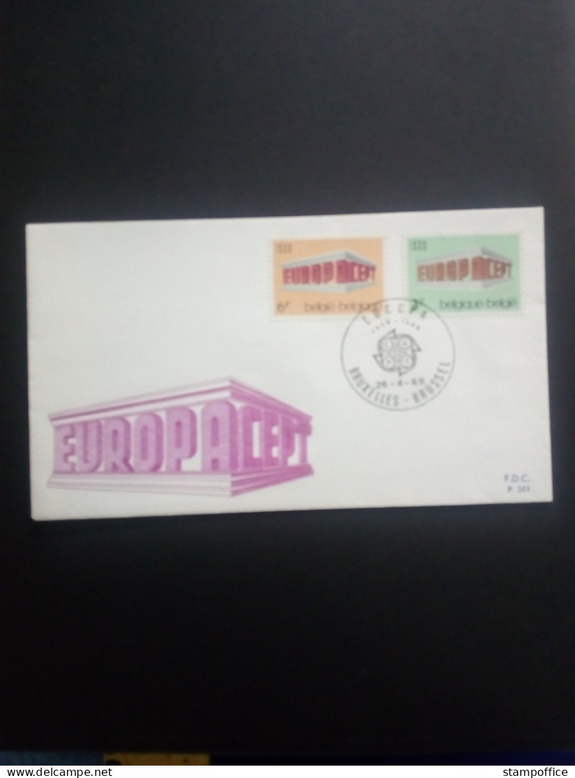 BELGIEN MI-NR. 1546-1547 FDC EUROPA CEPT 1969 - 1969