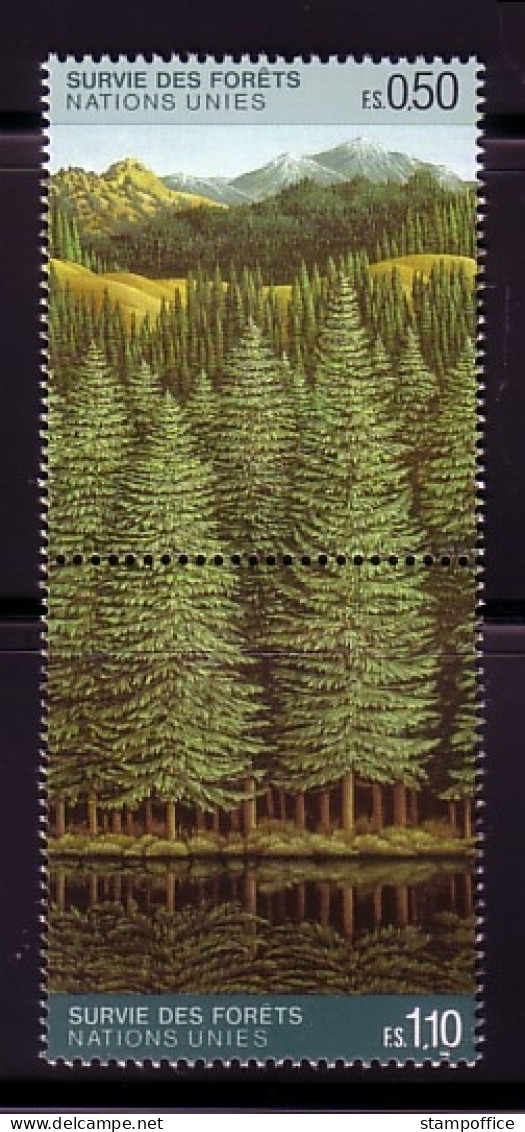 UNO GENF MI-NR. 165-166 POSTFRISCH(MINT) RETTET DEN WALD 1988 - Nuovi