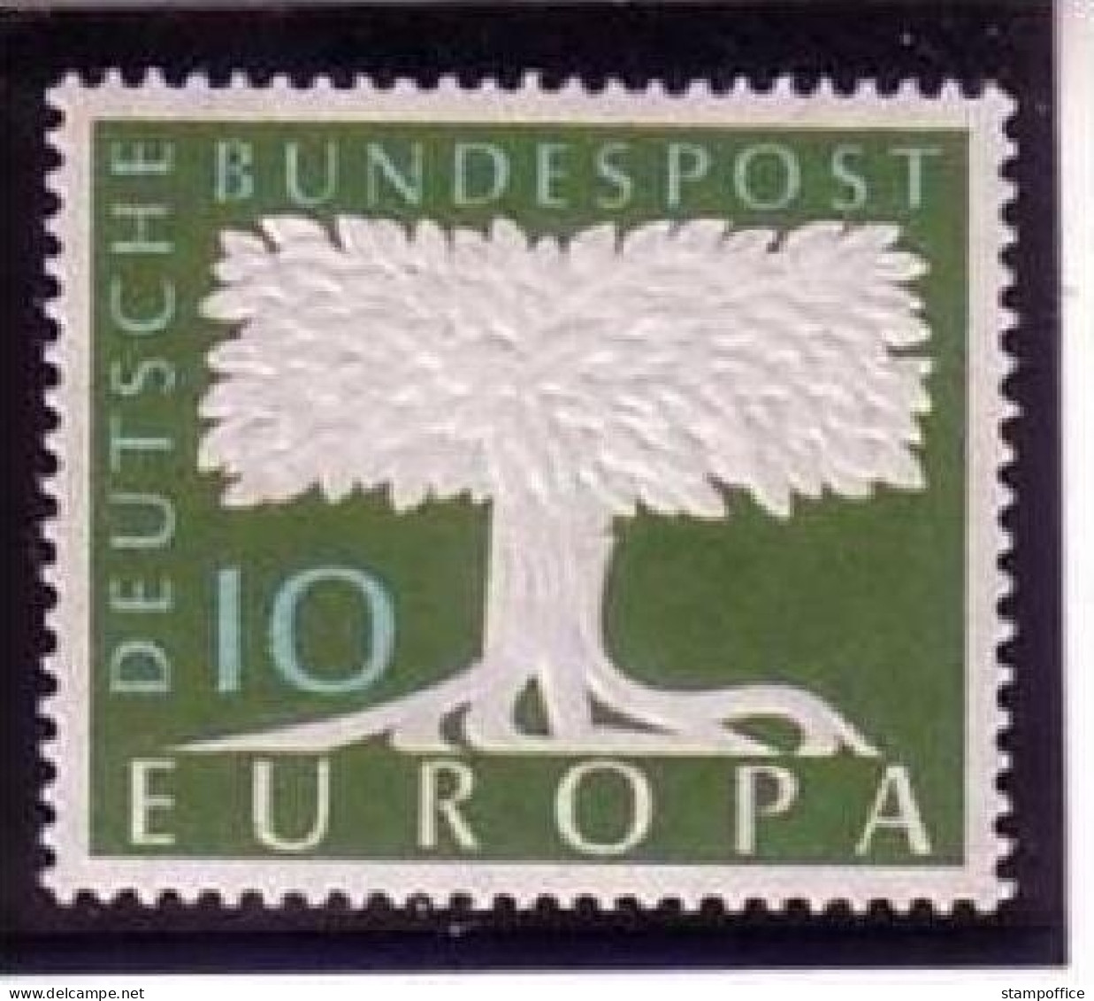 EUROPA CEPT DEUTSCHLAND MI-NR. 294 POSTFRISCH(MINT) MIT WASSERZEICHEN - 1957