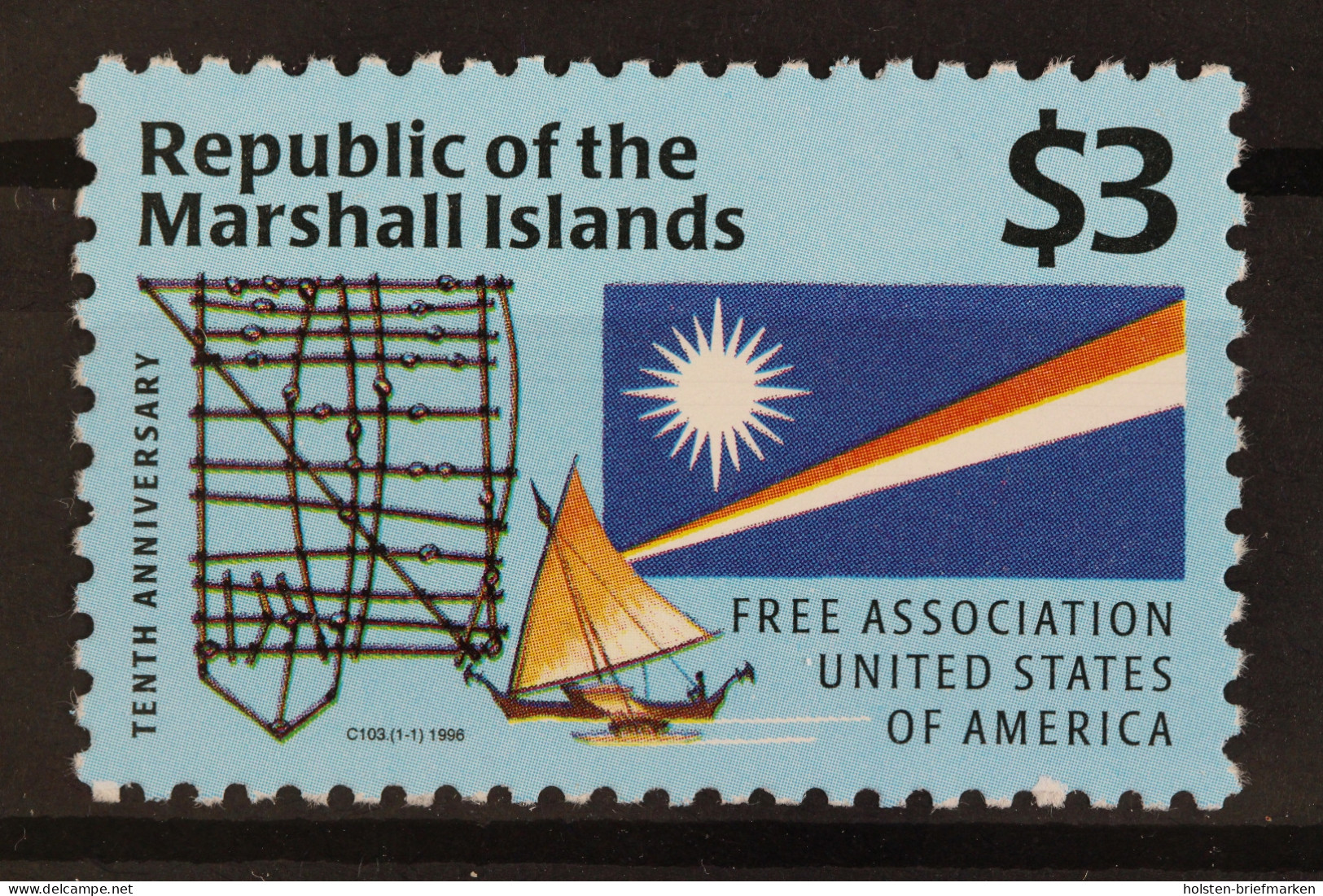 Marshall-Inseln, MiNr. 745, Kanu, Postfrisch - Marshall Islands