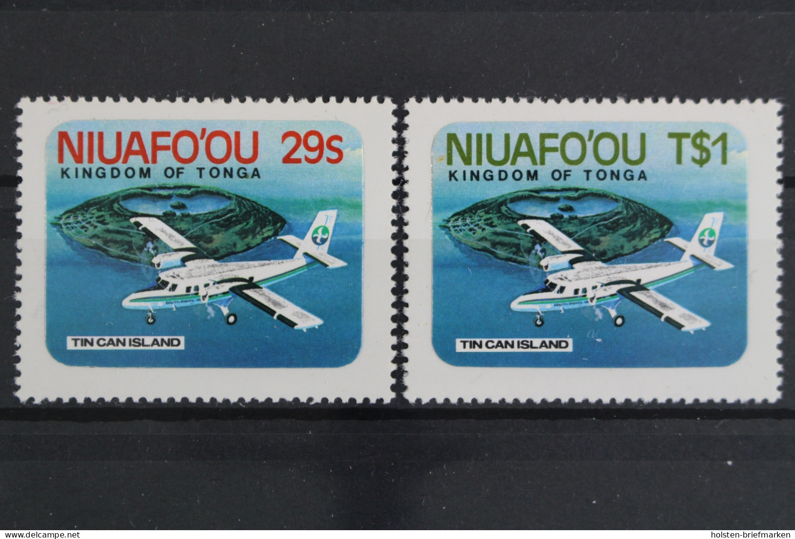 Niuafo-Inseln, Flugzeuge, MiNr. 1-2, Selbstklebend, Postfrisch - Oceania (Other)