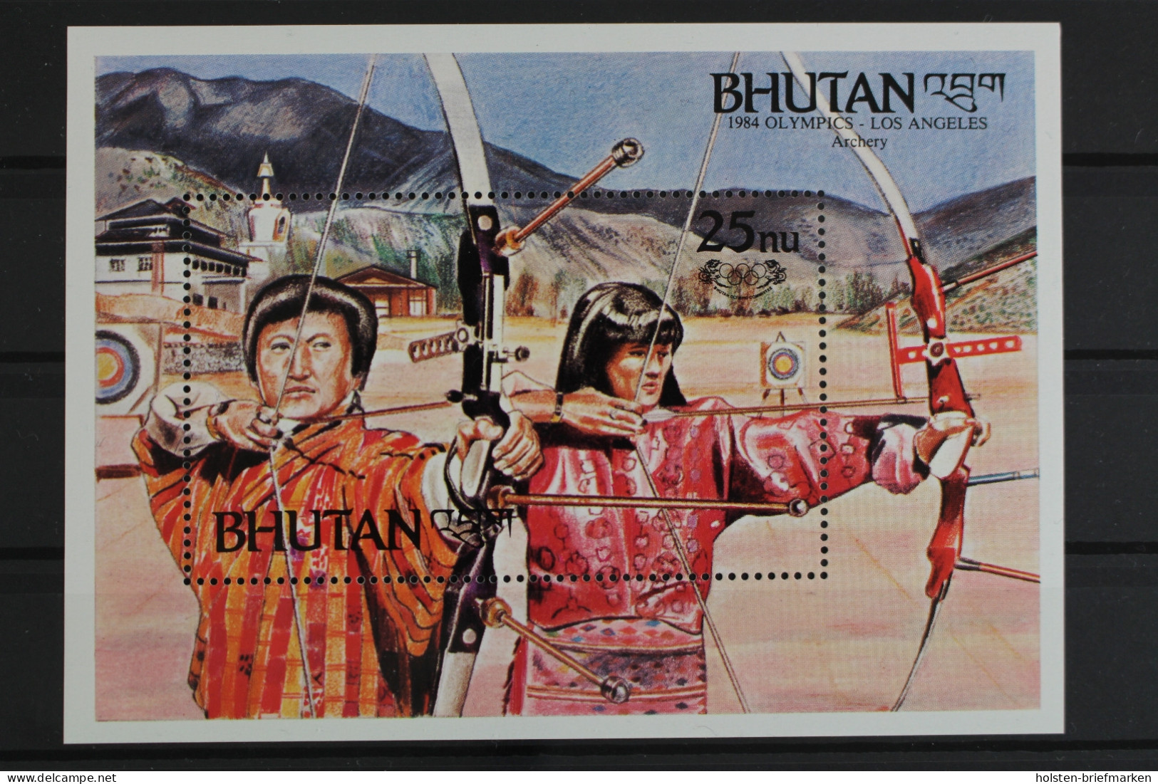 Bhutan, Olympiade, MiNr. Block 112, Postfrisch - Bhoutan