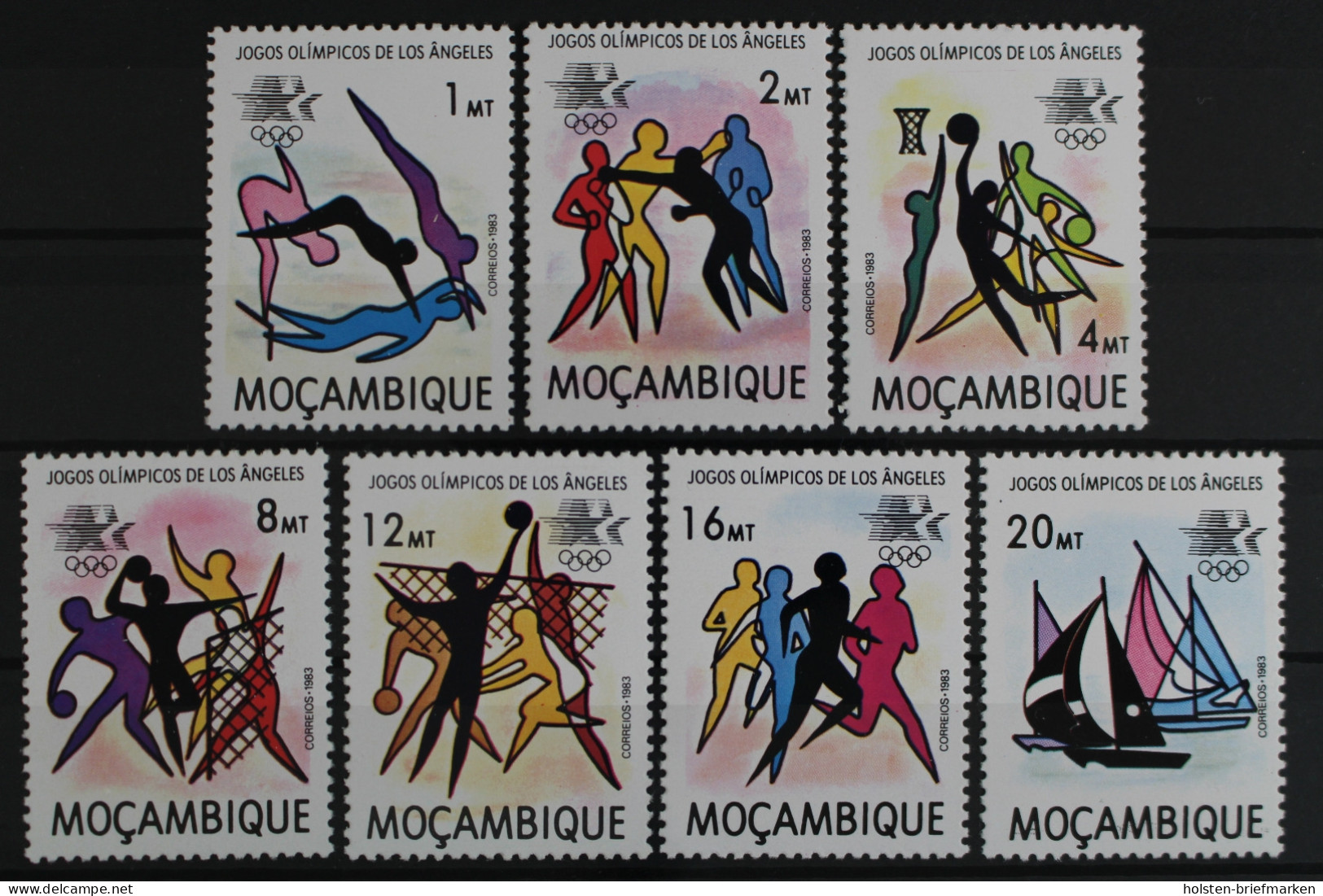 Mocambique, Olympiade, MiNr. 928-934, Postfrisch - Mozambique