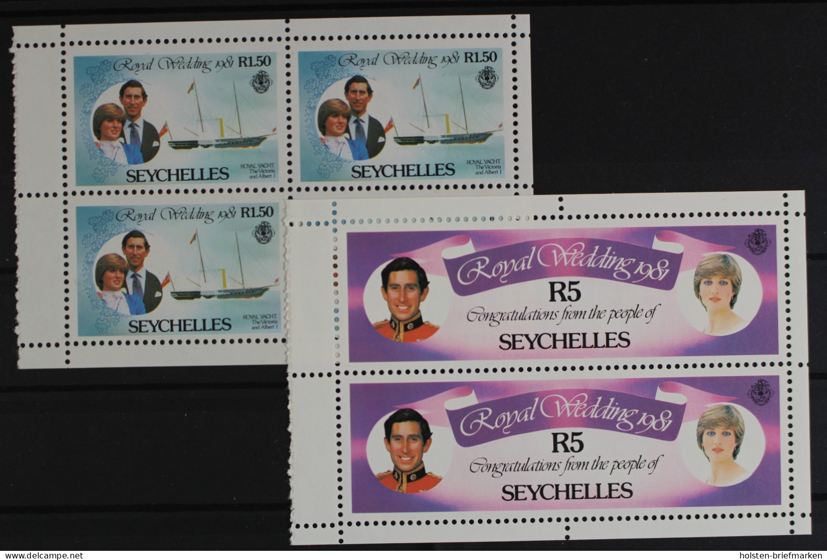 Seychellen, MiNr. 483 + 488 C, Heftchenblatt, Postfrisch - Seychellen (1976-...)