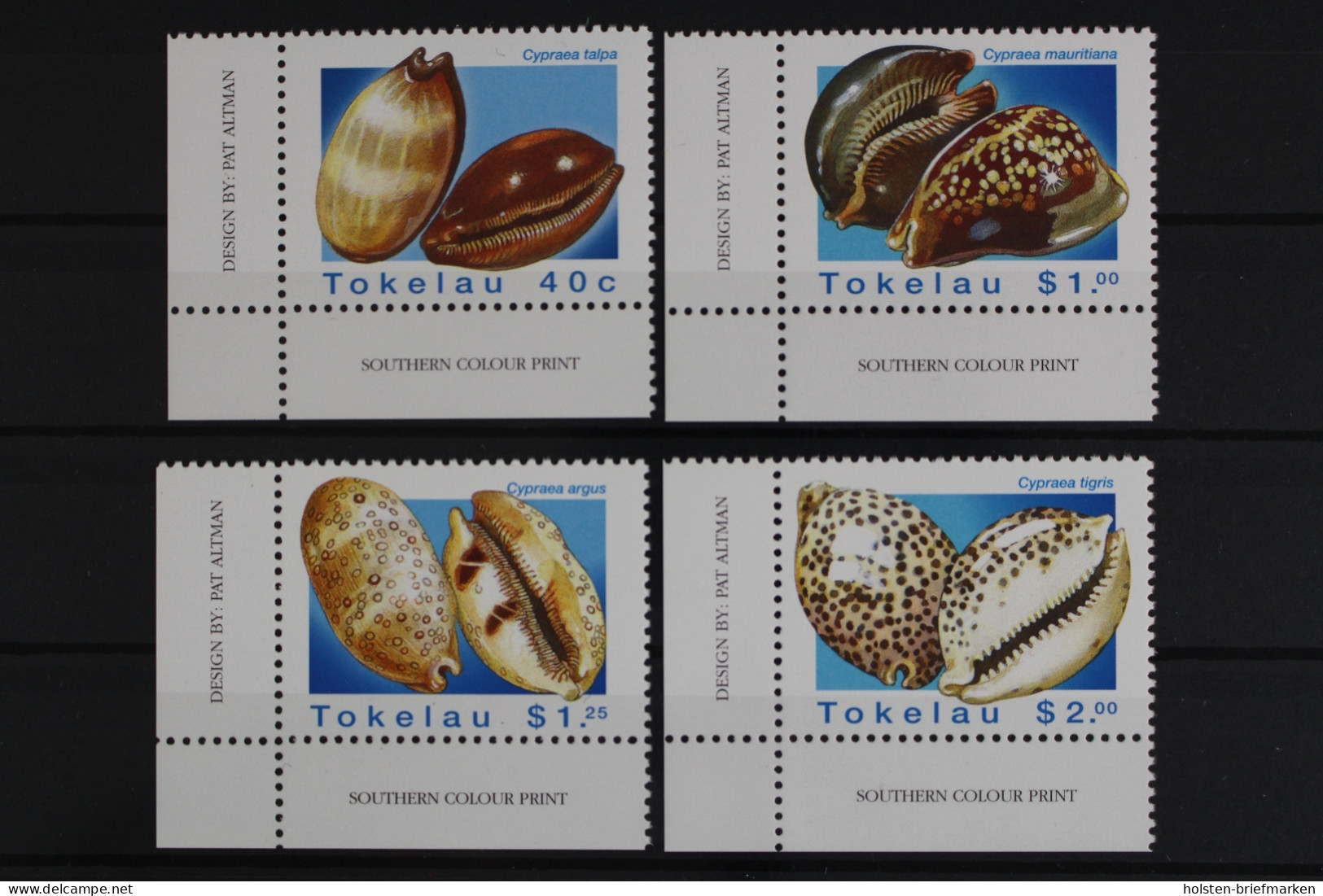 Tokelau-Inseln, MiNr. 238-241, Schnecken, Postfrisch - Tokelau