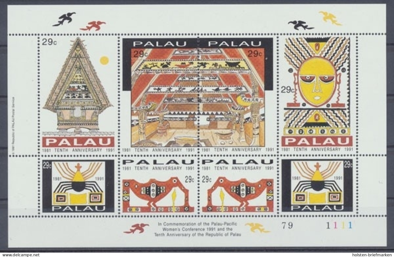 Palau, MiNr. 474-481 Kleinbogen, Postfrisch - Palau