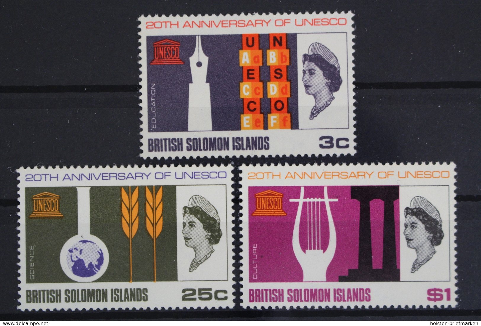 Salomoninseln, MiNr. 158-160, Postfrisch - Salomon (Iles 1978-...)