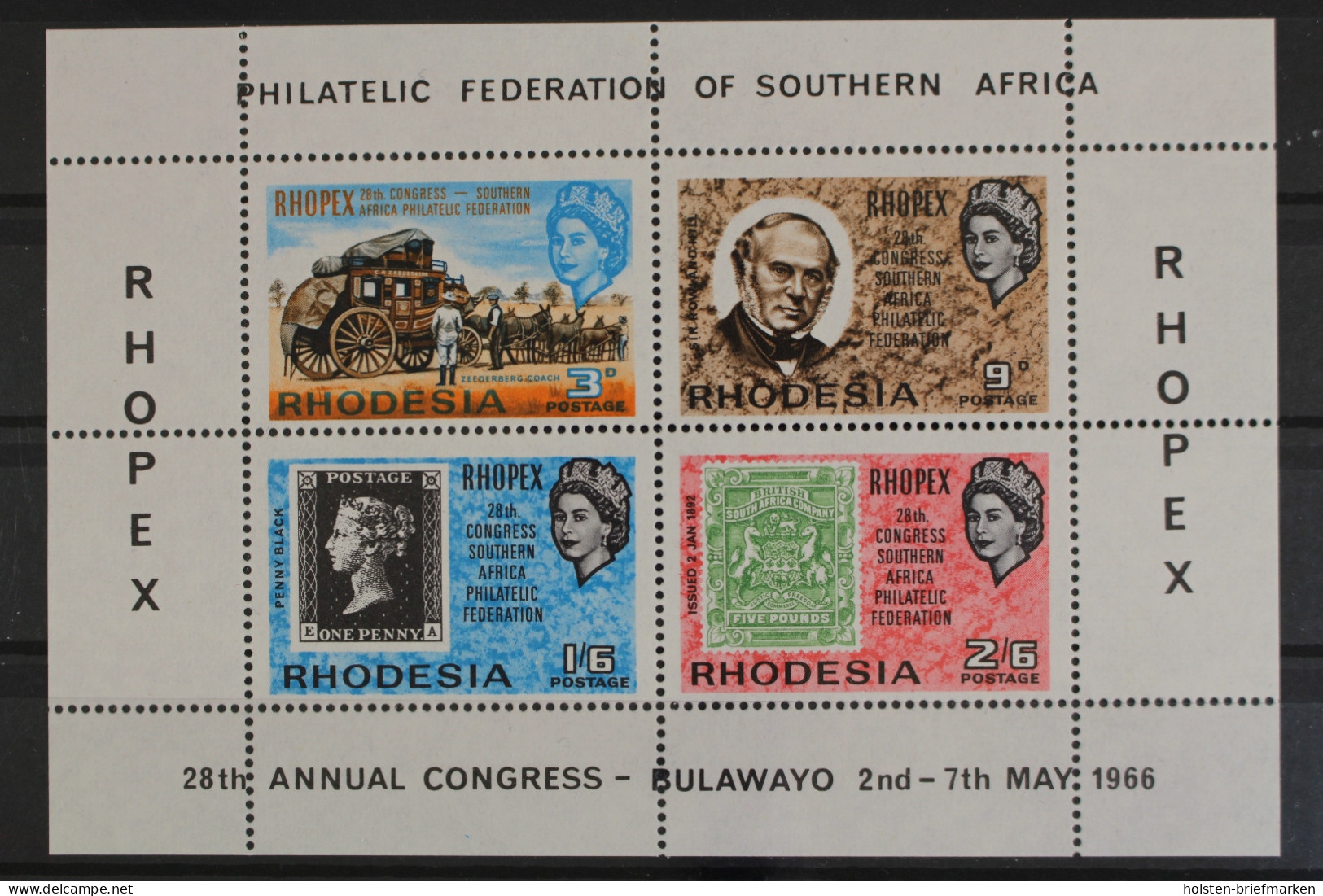 Rhodesien, MiNr. Block 1, Postfrisch - Sonstige - Afrika
