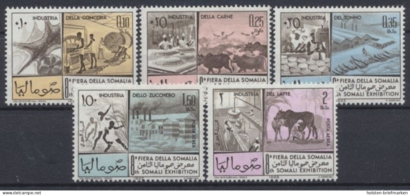 Somalia, MiNr. 74-78, Postfrisch - Somalia (1960-...)