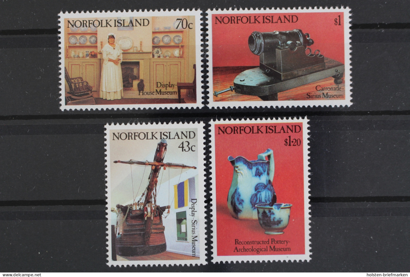 Norfolk-Inseln, MiNr. 502-505, Museen, Postfrisch - Norfolk Eiland