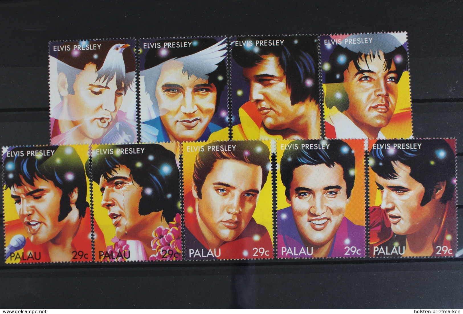 Palau, MiNr. 581-589, Elvis Presley, Postfrisch - Palau