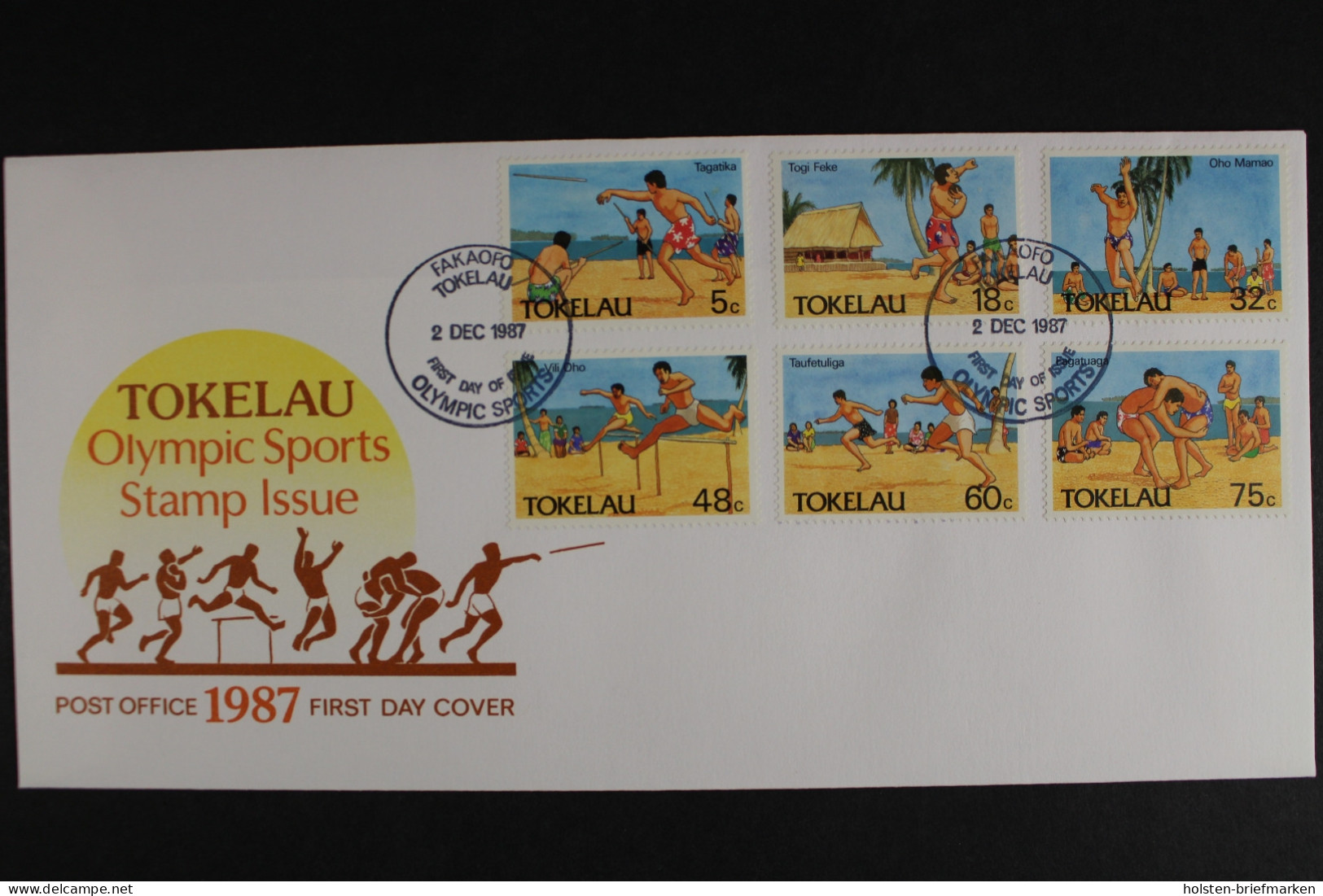 Tokelau-Inseln, MiNr. 142-147, Sport, FDC - Tokelau