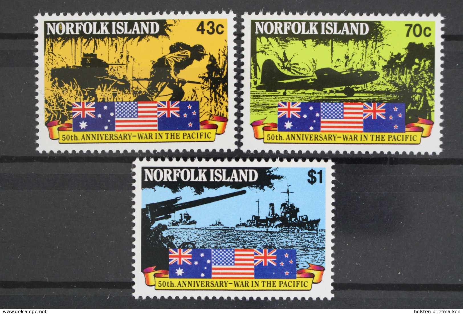 Norfolk-Inseln, MiNr. 516-518, Postfrisch - Isla Norfolk