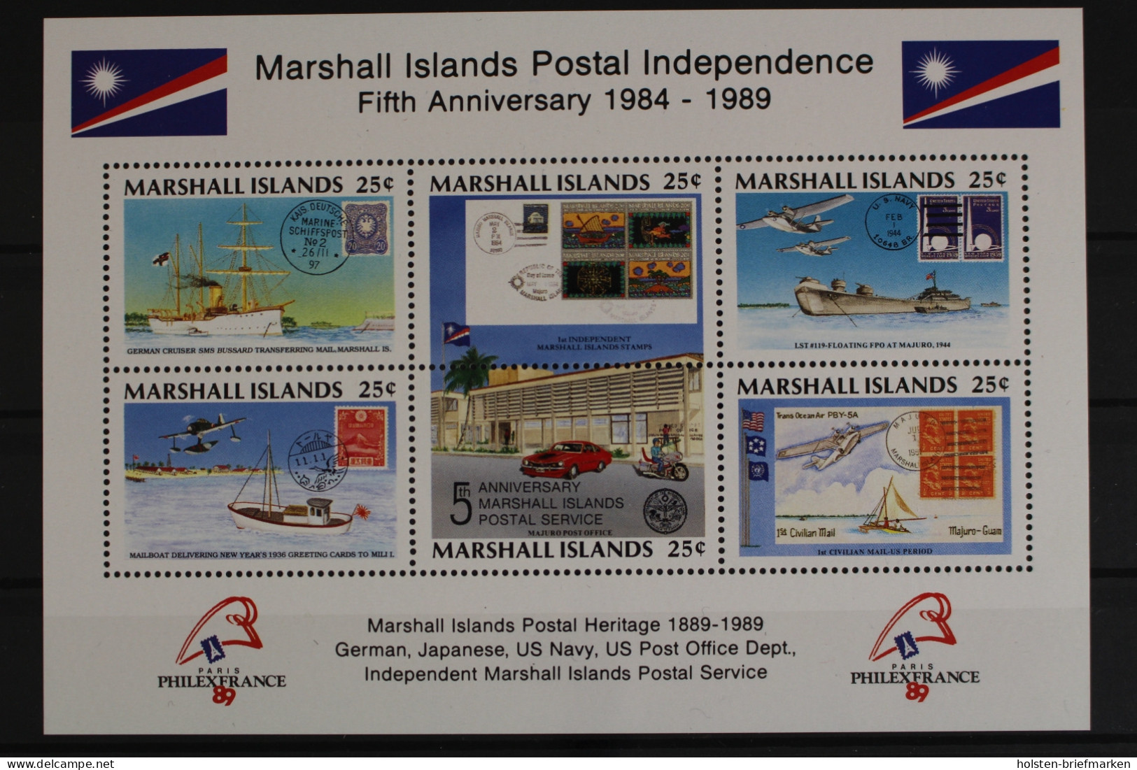 Marshall-Inseln, MiNr. Block 5, Postfrisch - Islas Marshall