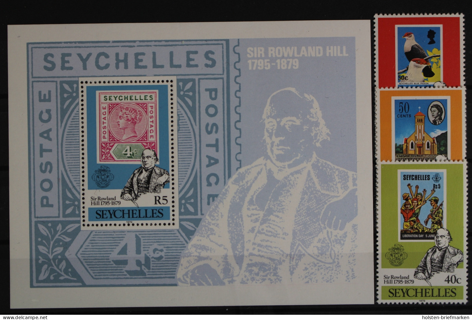 Seychellen, MiNr. 439-441 + Block 11, Postfrisch - Seychelles (1976-...)