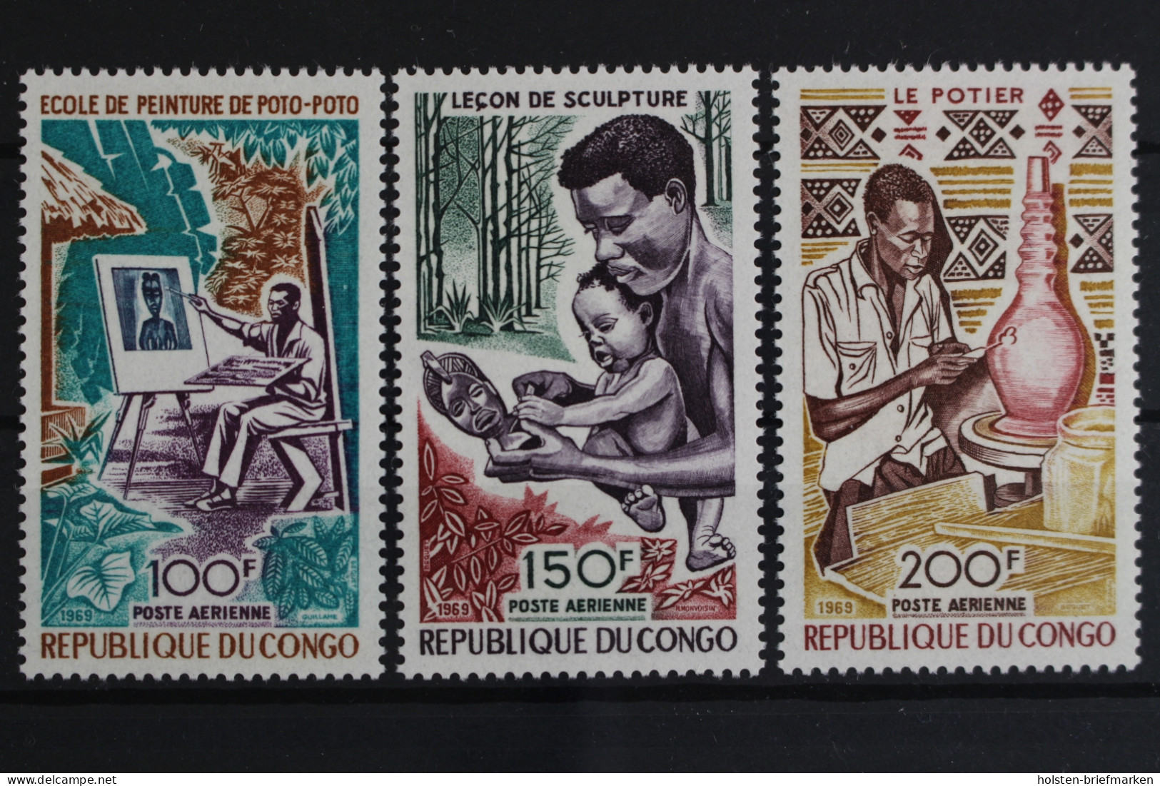 Kongo (Brazzaville), MiNr. 207-209, Postfrisch - Sonstige & Ohne Zuordnung