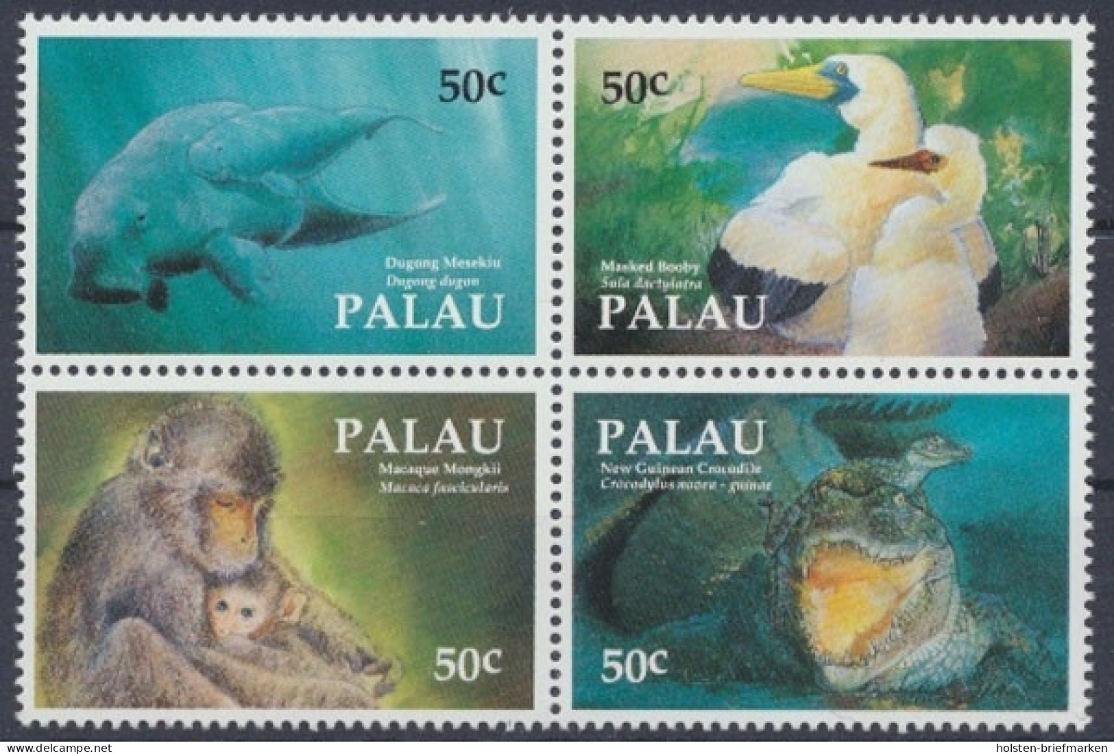 Palau, MiNr. 606-609, Viererblock, Postfrisch - Palau