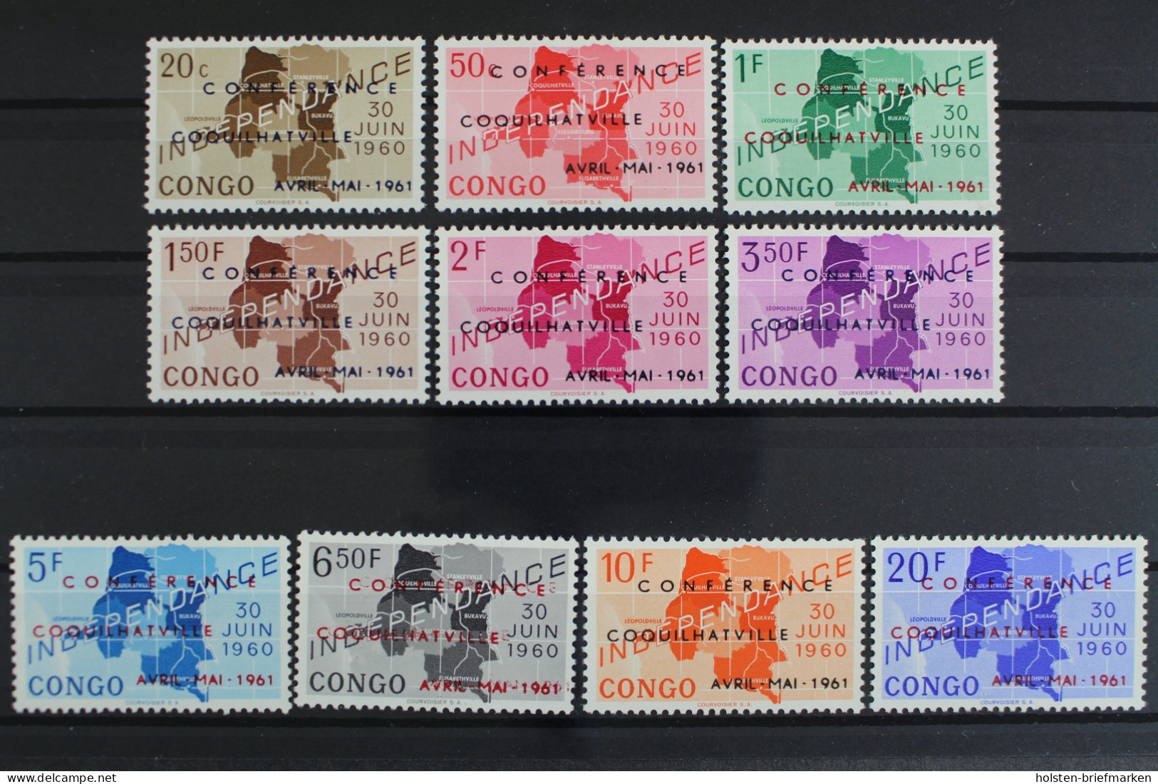 Kongo (Kinshasa), MiNr. 49-58, Postfrisch - Nuovi