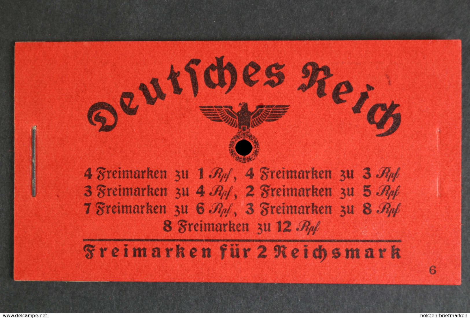 Deutsches Reich, MiNr. MH 37.2, Postfrisch - Markenheftchen