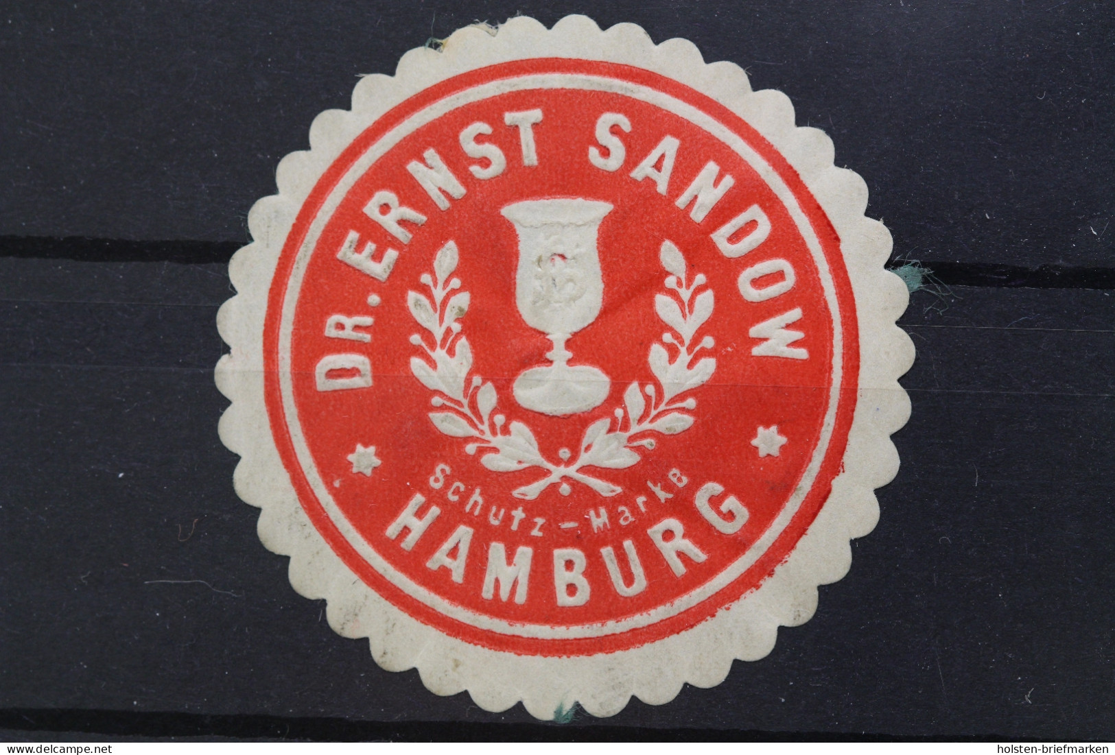 Hamburg, Dr. Ernst Sandow, Siegelmarke - Erinnofilia