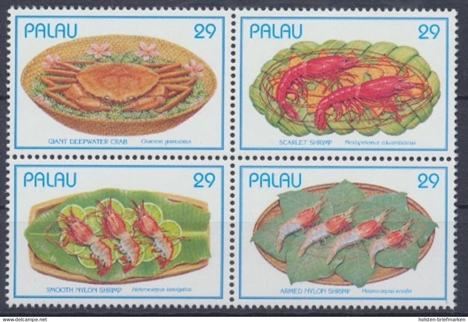 Palau, MiNr. 610-613, Viererblock, Postfrisch - Palau