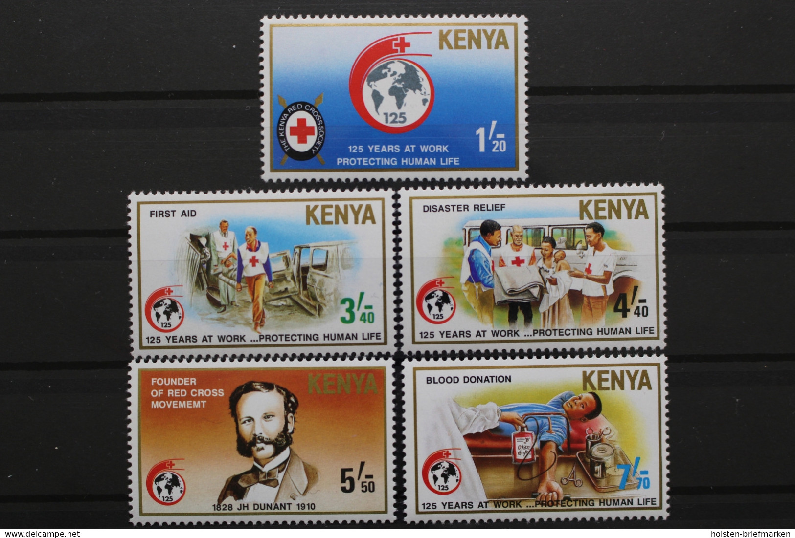 Kenia, MiNr. 476-480, Postfrisch - Kenya (1963-...)