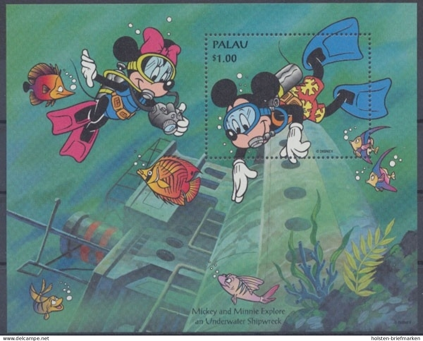 Palau, MiNr. Block 33, Micky Und Minnie, Postfrisch - Palau