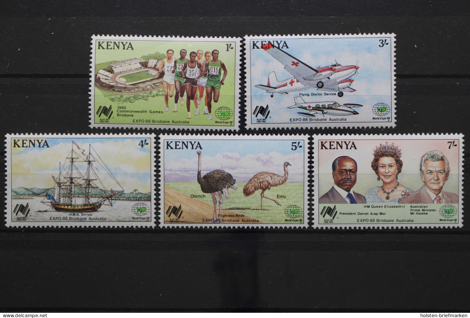 Kenia, MiNr. 437-441, Postfrisch - Kenya (1963-...)