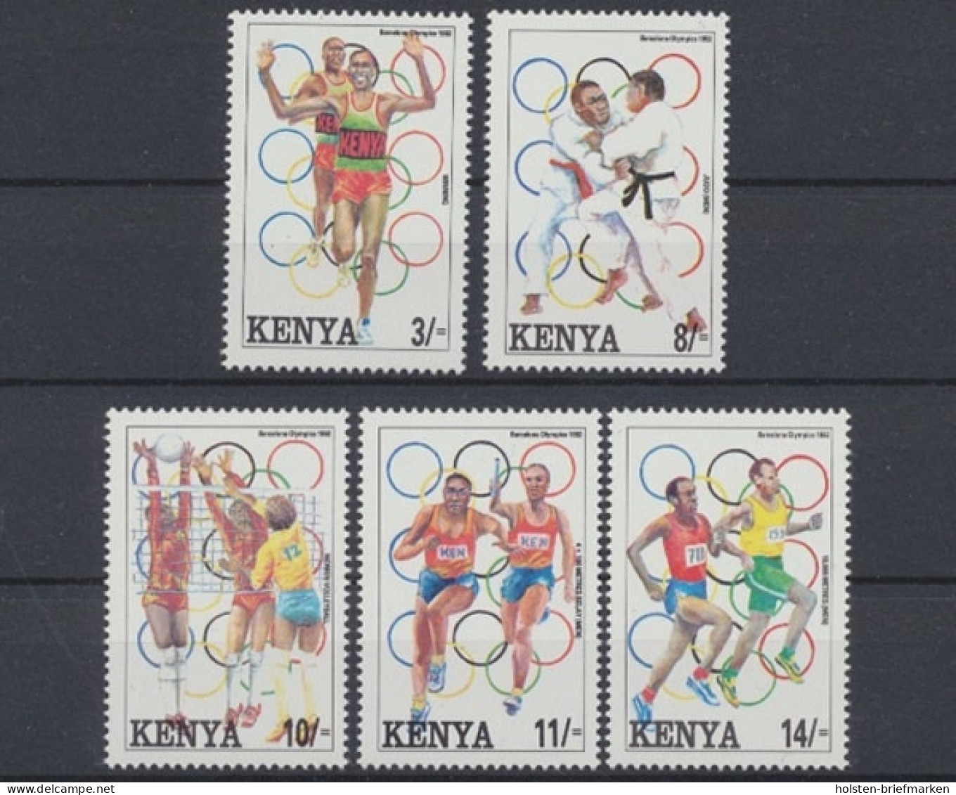 Kenia, MiNr. 560-564, Postfrisch - Kenia (1963-...)