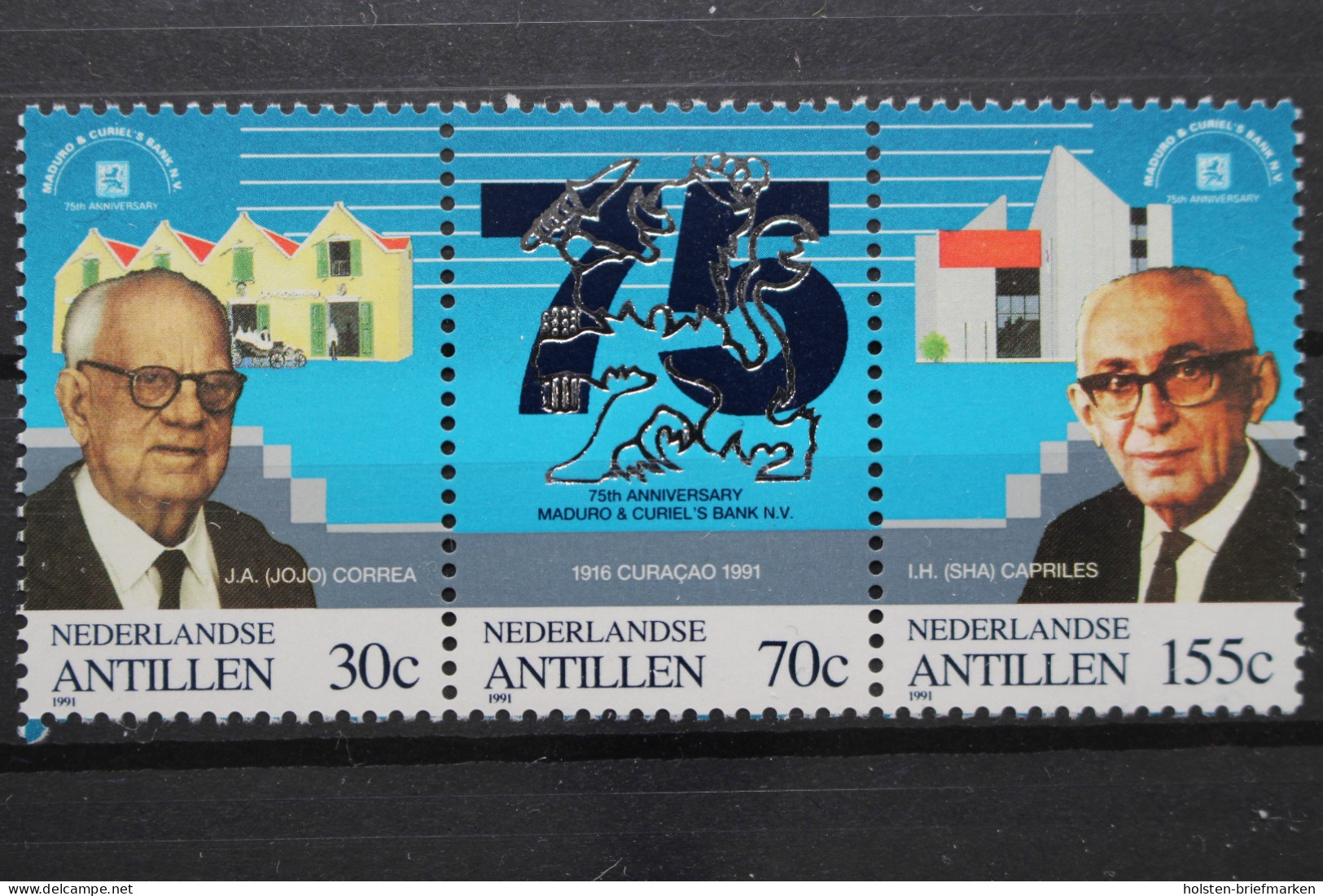 Niederländische Antillen, MiNr. 736-738 Zusammendruck, Postfrisch - America (Other)
