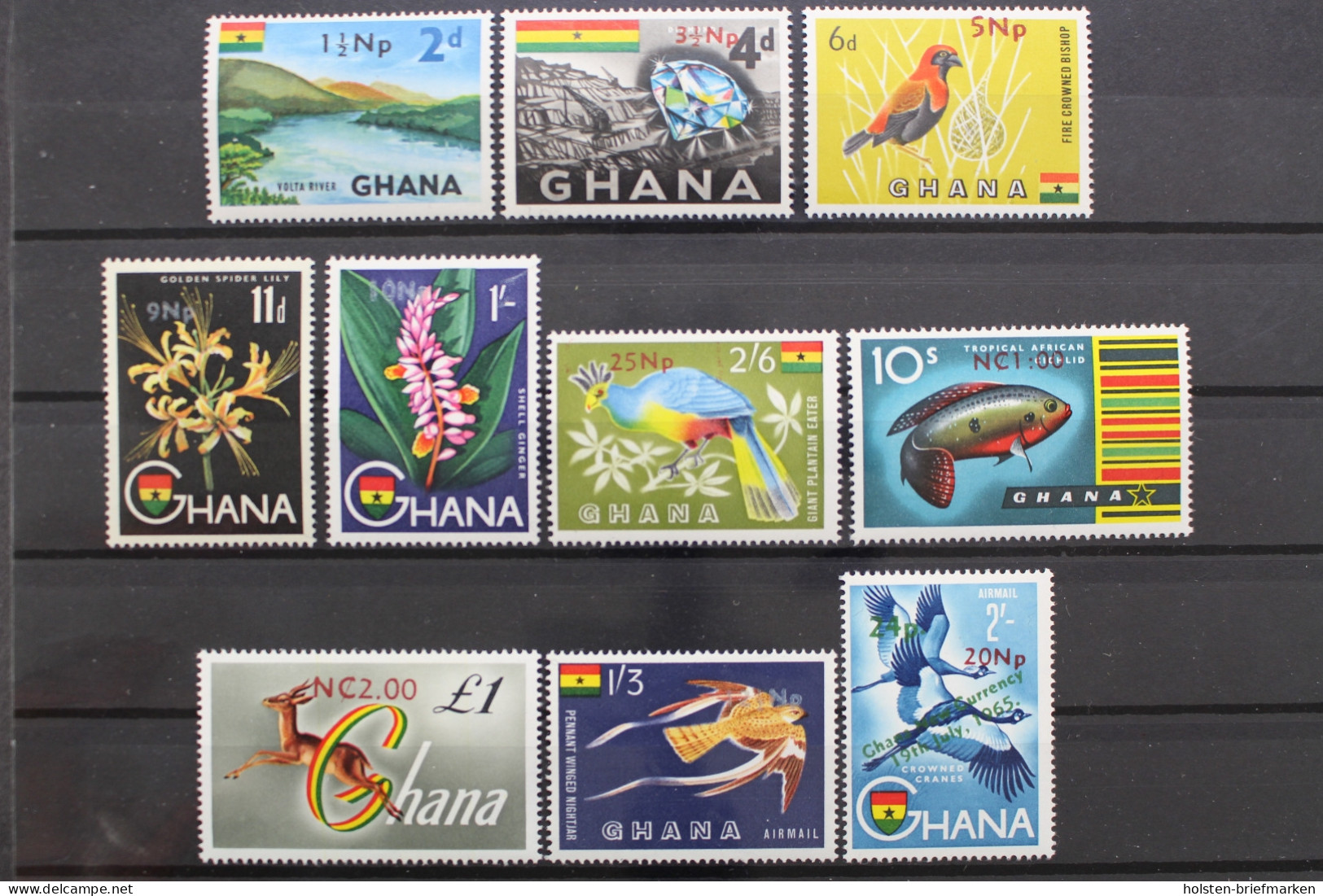 Ghana, MiNr. 287-296, Postfrisch - Ghana (1957-...)