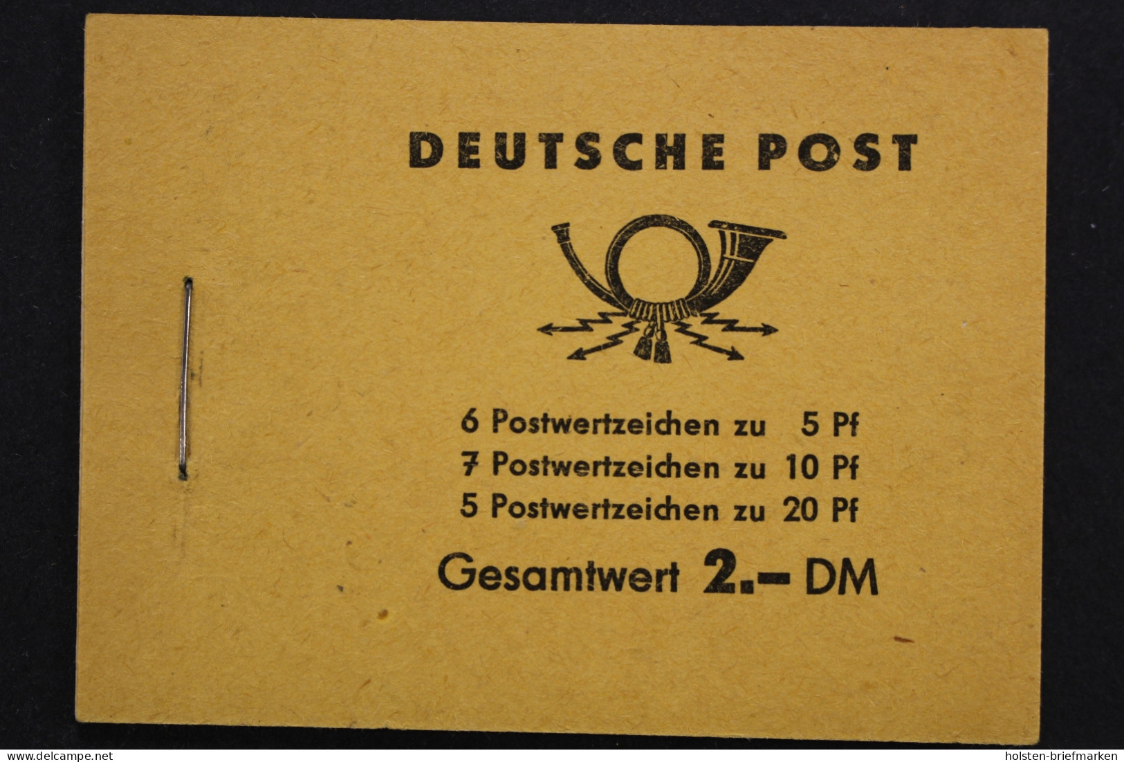 DDR, MiNr. MH 3 B 2, Druck Nach Rechts Verschoben, Postfrisch - Markenheftchen