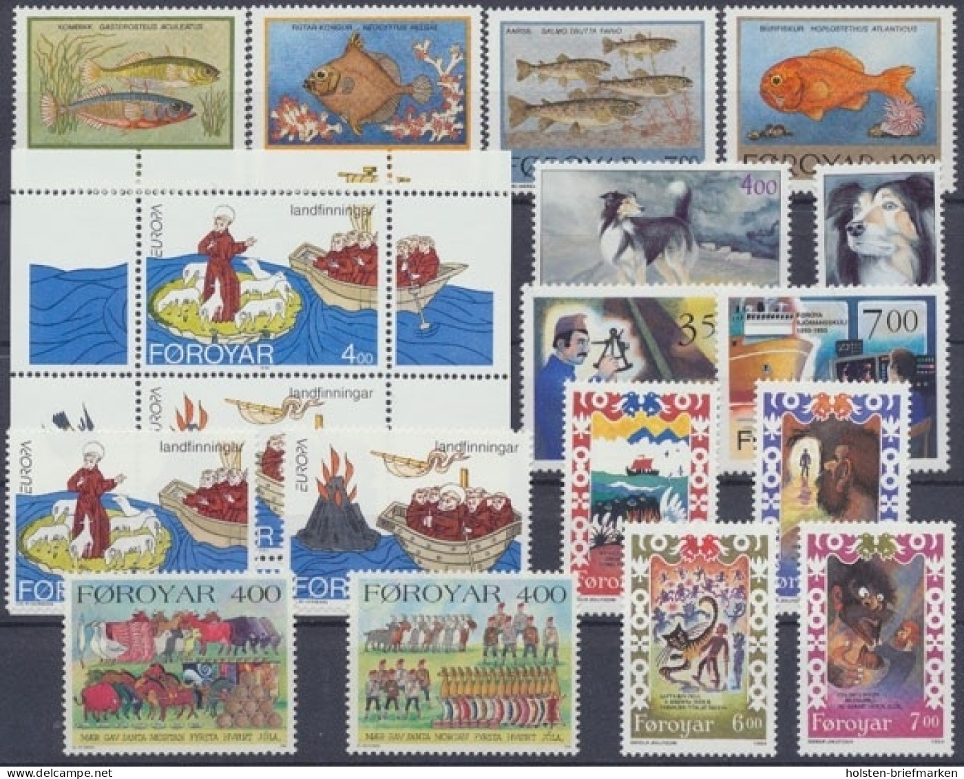 Färöer, MiNr. 256-271, Jahrgang 1994, Postfrisch - Färöer Inseln