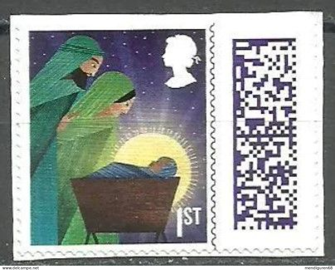 GROSSBRITANNIEN GRANDE BRETAGNE GB 2022 CHRISTMAS 1ST USED ON PAPER SG 4734 MI 5070 YT 5461 SN 4295 - Usati