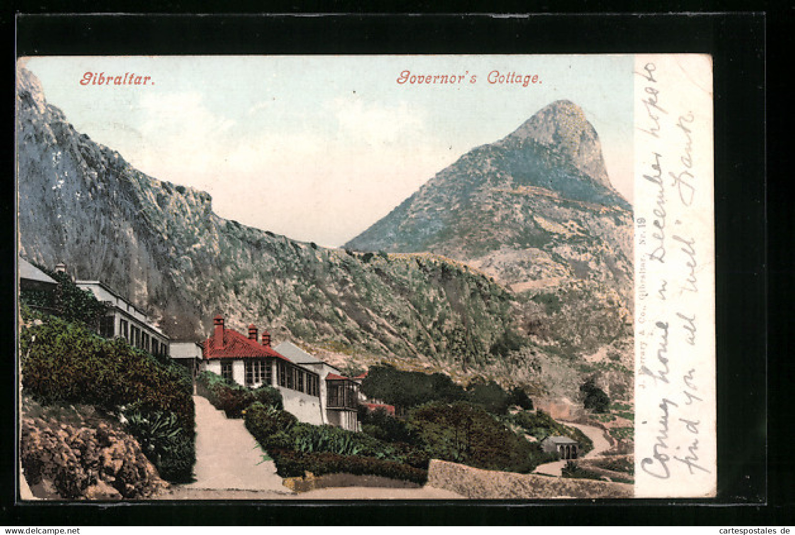 Postal Gibraltar, Governors Cottage  - Gibraltar