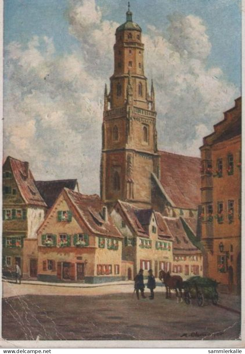99912 - Nördlingen - Holzmarkt Und Daniel - 1943 - Noerdlingen