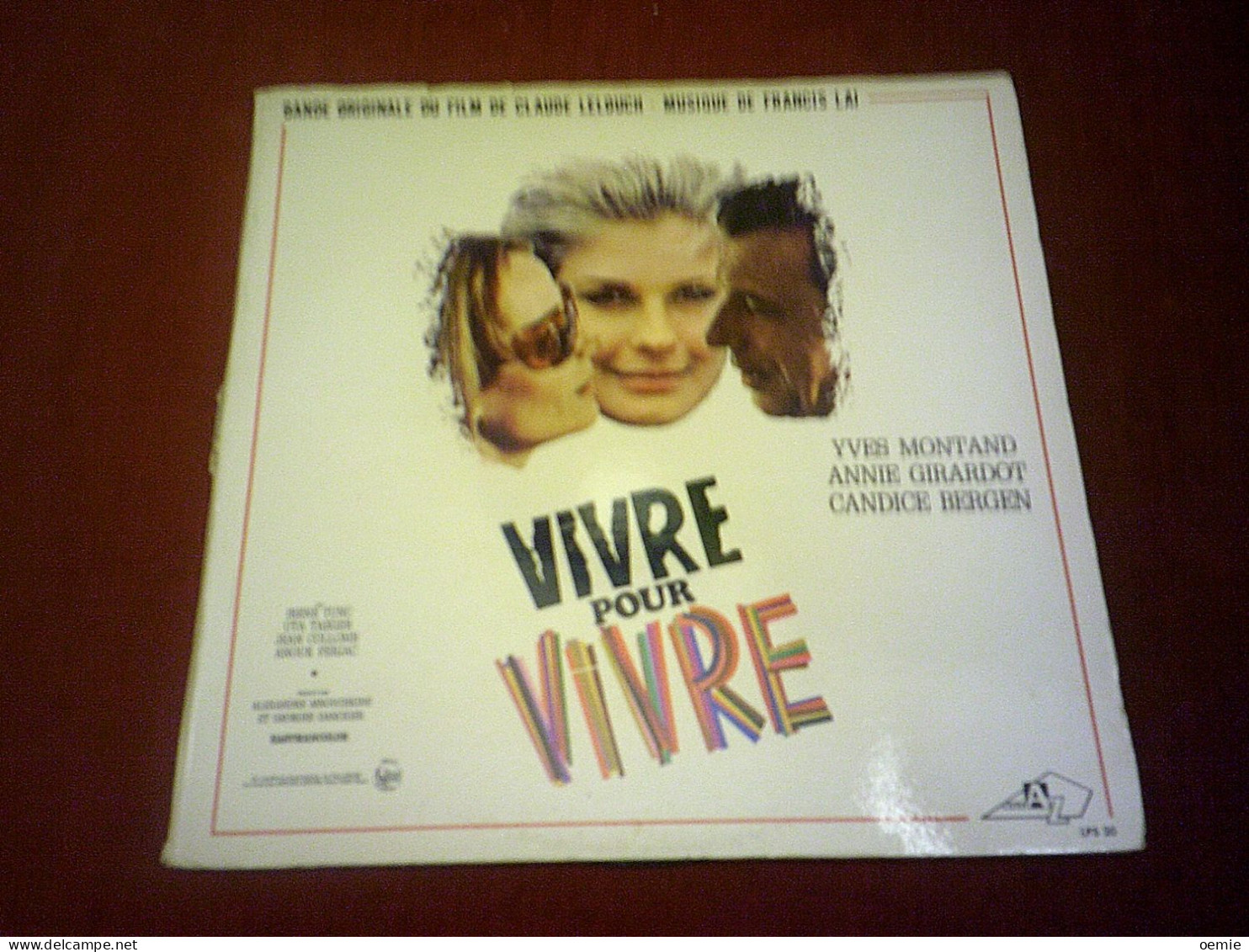 VIVRE POUR VIVRE  FILM DE CLAUDE LELOUCH AVEC YVES MONTAND / ANNIE GIRARDOT  ET CANDICE BERGEN - Soundtracks, Film Music