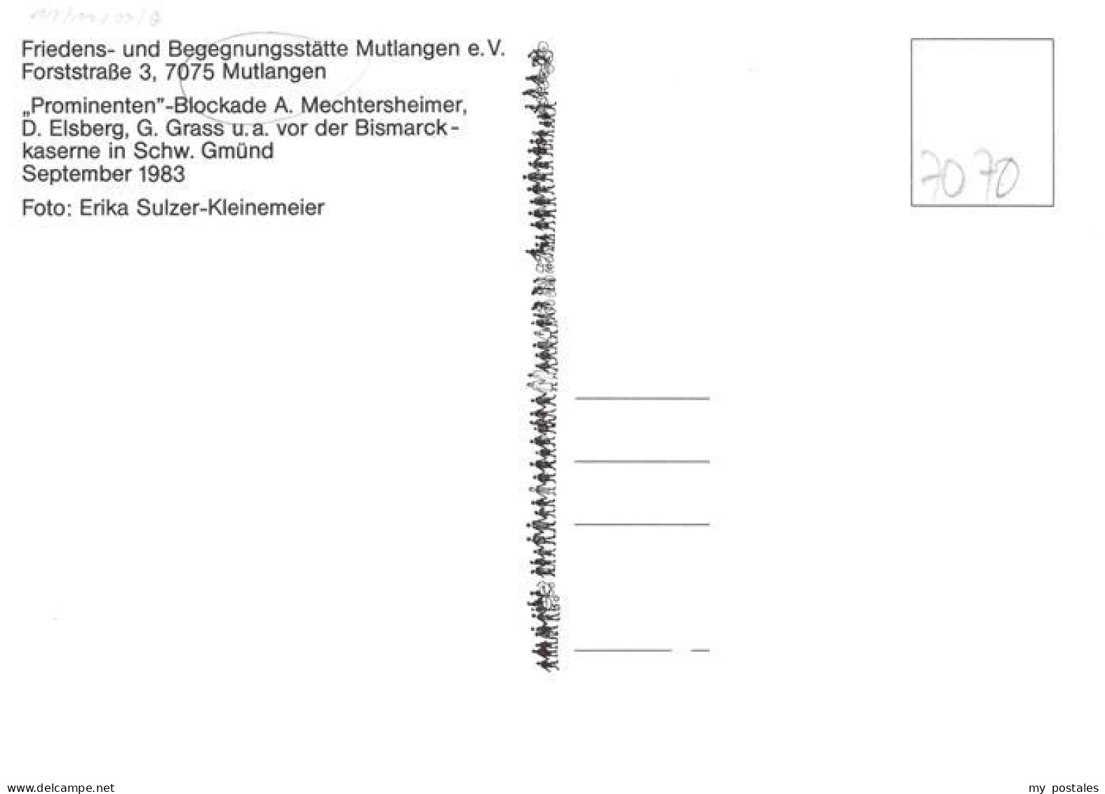 73968340 Schwaebisch_Gmuend_BW Prominenten Blockade Mechtersheimer Elsberg Und G - Schwäbisch Gmünd