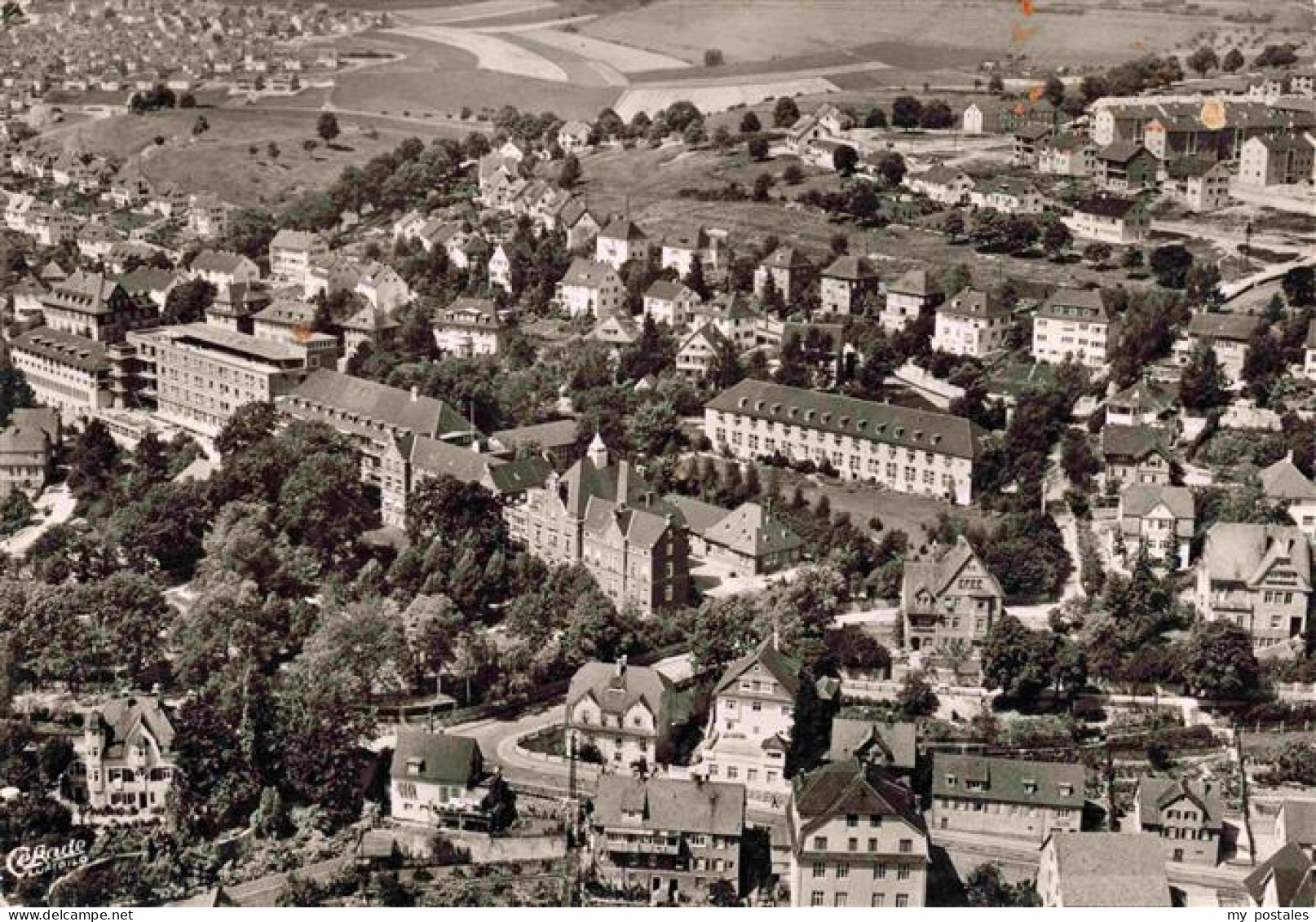 73968314 Heidenheim_Brenz Fliegeraufnahme Mit Krankenhaus - Heidenheim