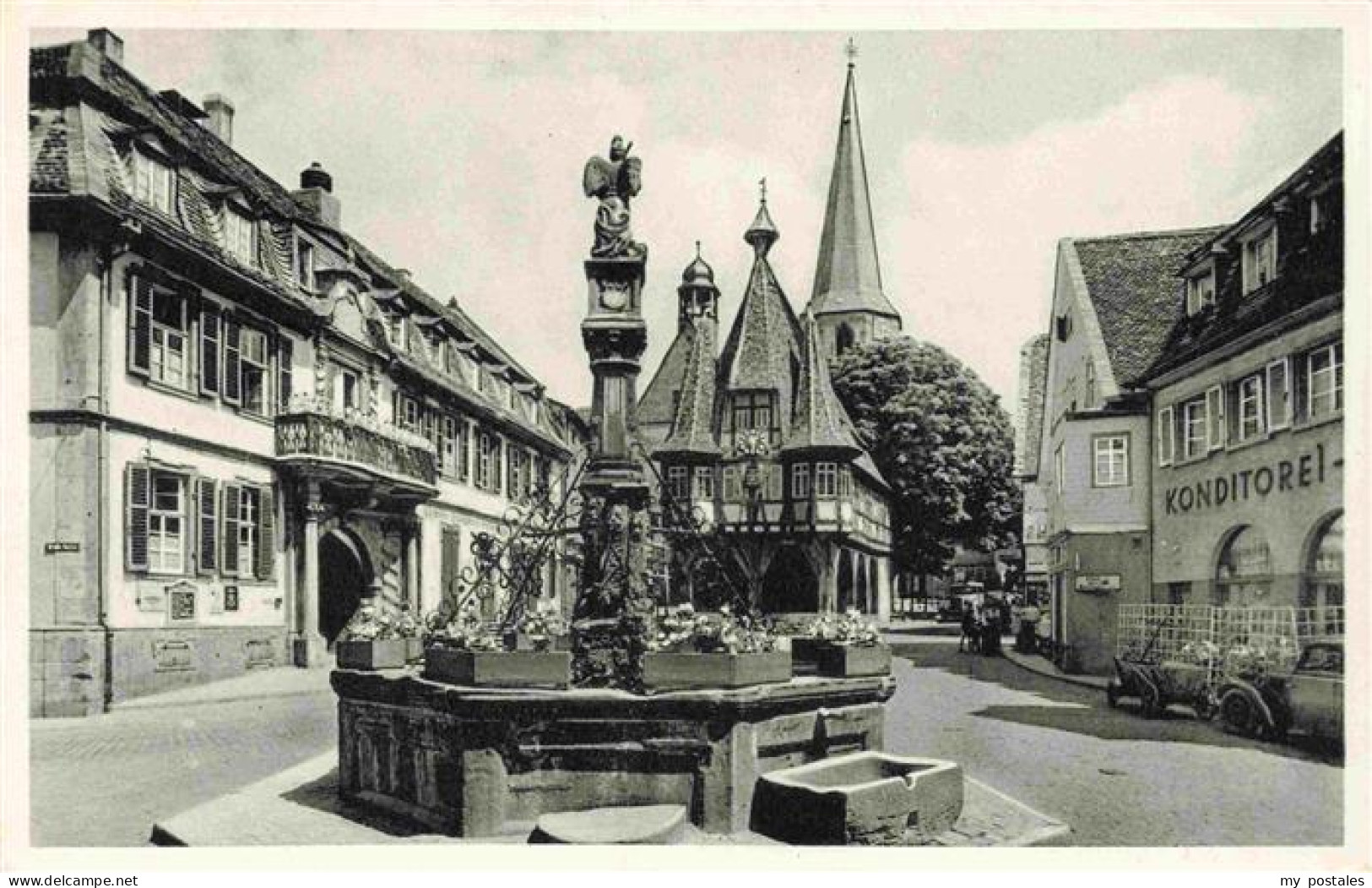 73968298 Michelstadt Marktplatz Brunnen - Michelstadt