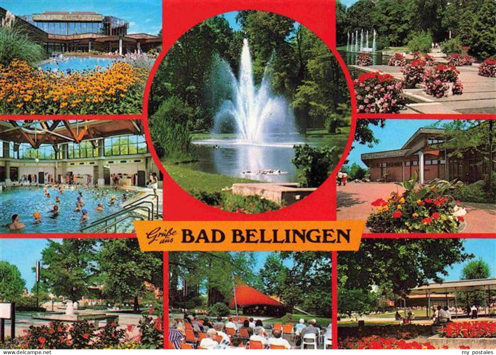 73968282 Bad_Bellingen Thermalbad Kurpark Wasserspiele Konzertpavillon Kurort Ma - Bad Bellingen