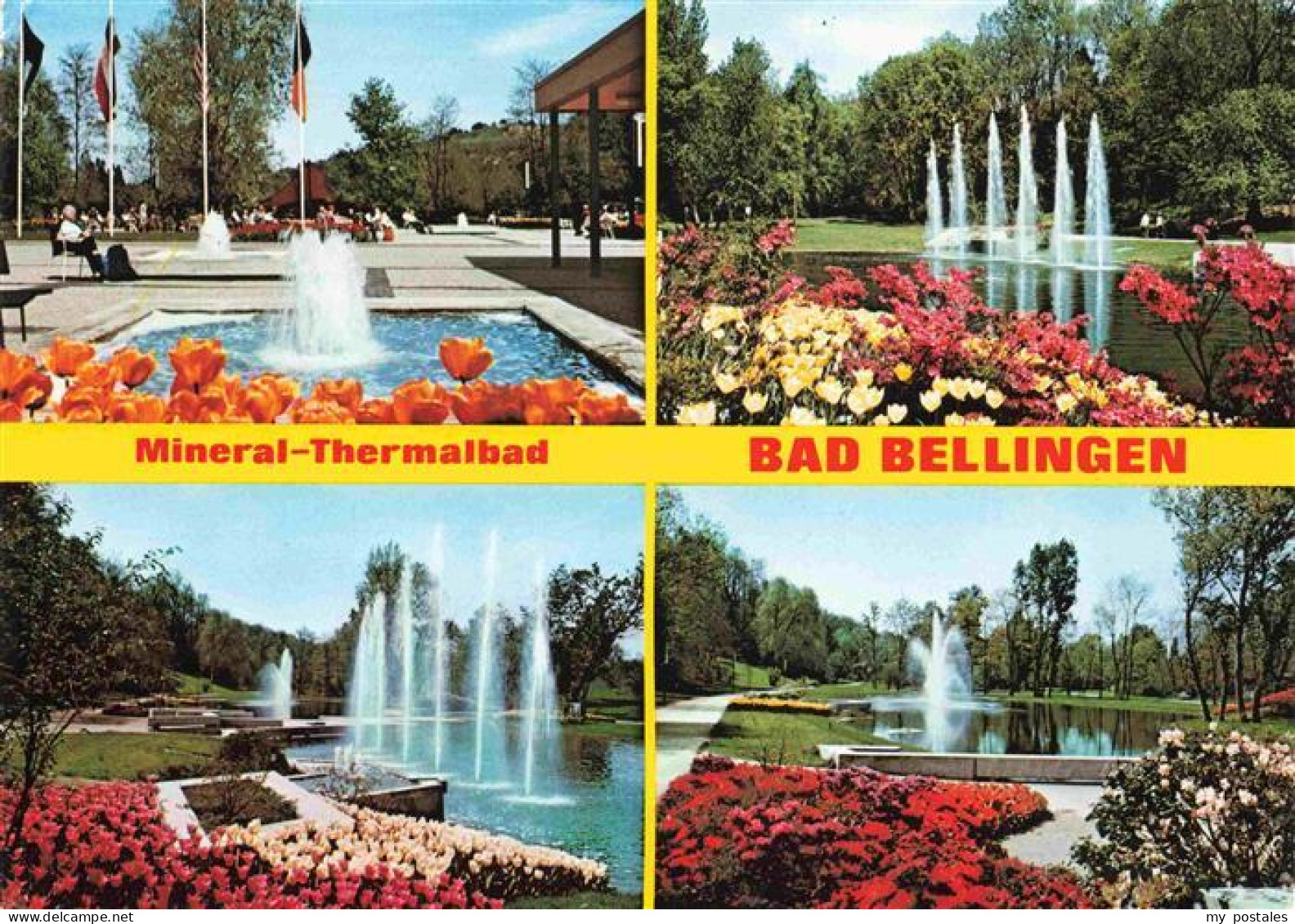 73968272 Bad_Bellingen Mineral-Thermalbad Kurpark Wasserspiele Kurort Markgraefl - Bad Bellingen
