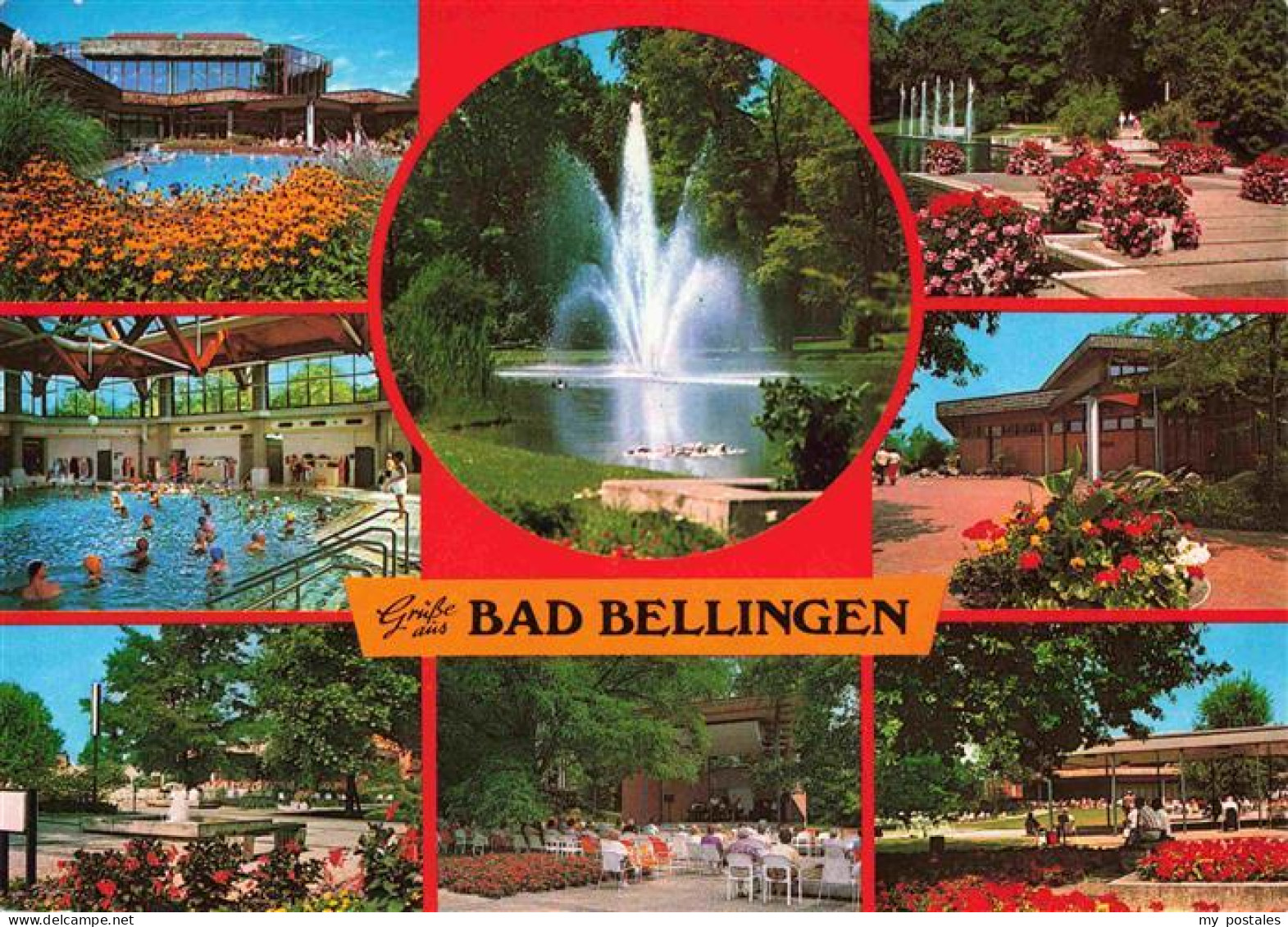 73968266 Bad_Bellingen Thermalmineralbad Kurpark Wasserspiele Konzertpavillon Ku - Bad Bellingen