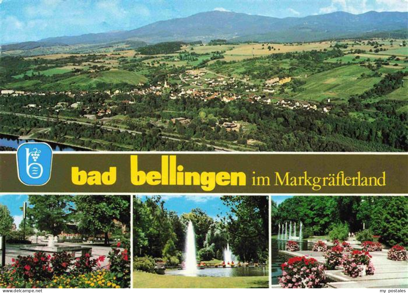 73968260 Bad_Bellingen Panorama Kurort Im Markgraeflerland Schwarzwald Luftaufna - Bad Bellingen