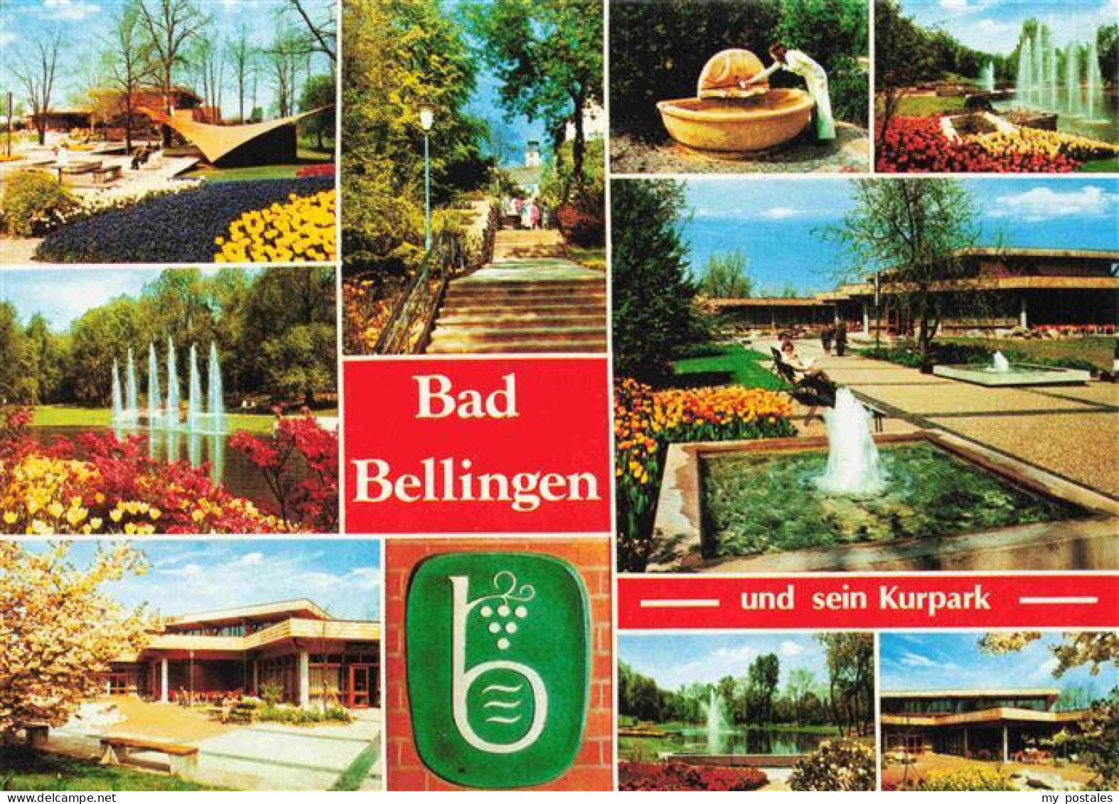 73968248 Bad_Bellingen Thermalmineralbad Kurpark Trinkbrunnen Wasserspiele Kuror - Bad Bellingen