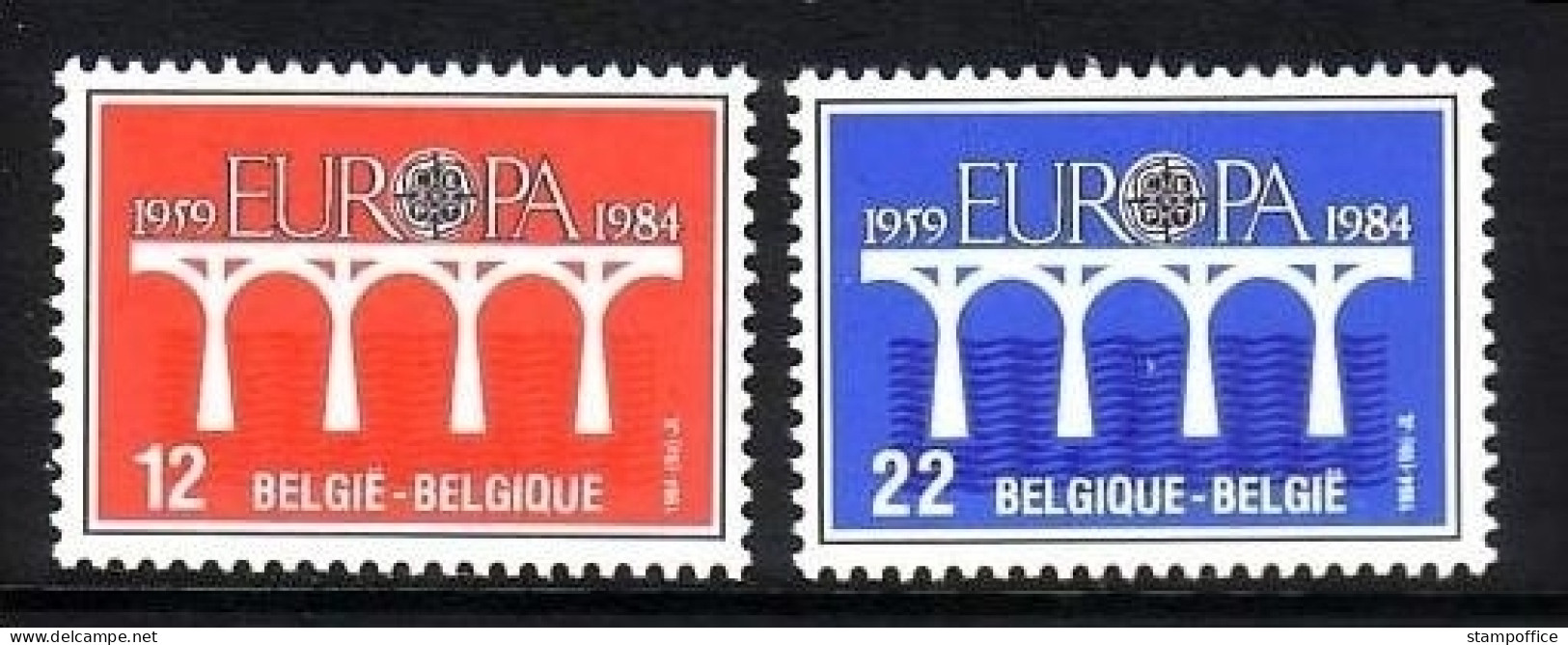 BELGIEN MI-NR. 2182-2183 POSTFRISCH(MINT) EUROPA 1984 BRÜCKE - 1984
